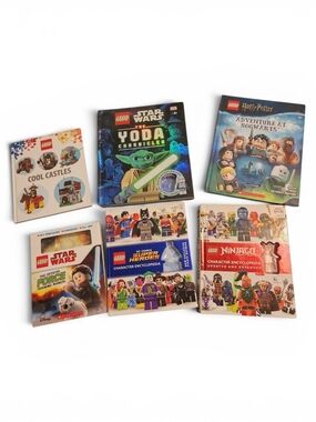 LEGO Book Bundle - Blue, White, Red and Multicolor